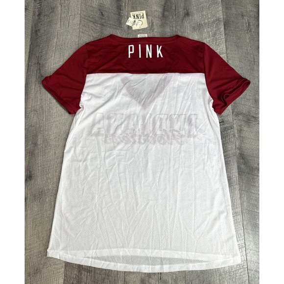 Victorias Secret Indiana Hoosiers Shirt Womens Large NCAA Football Jersey NEW - Picture 2 of 5